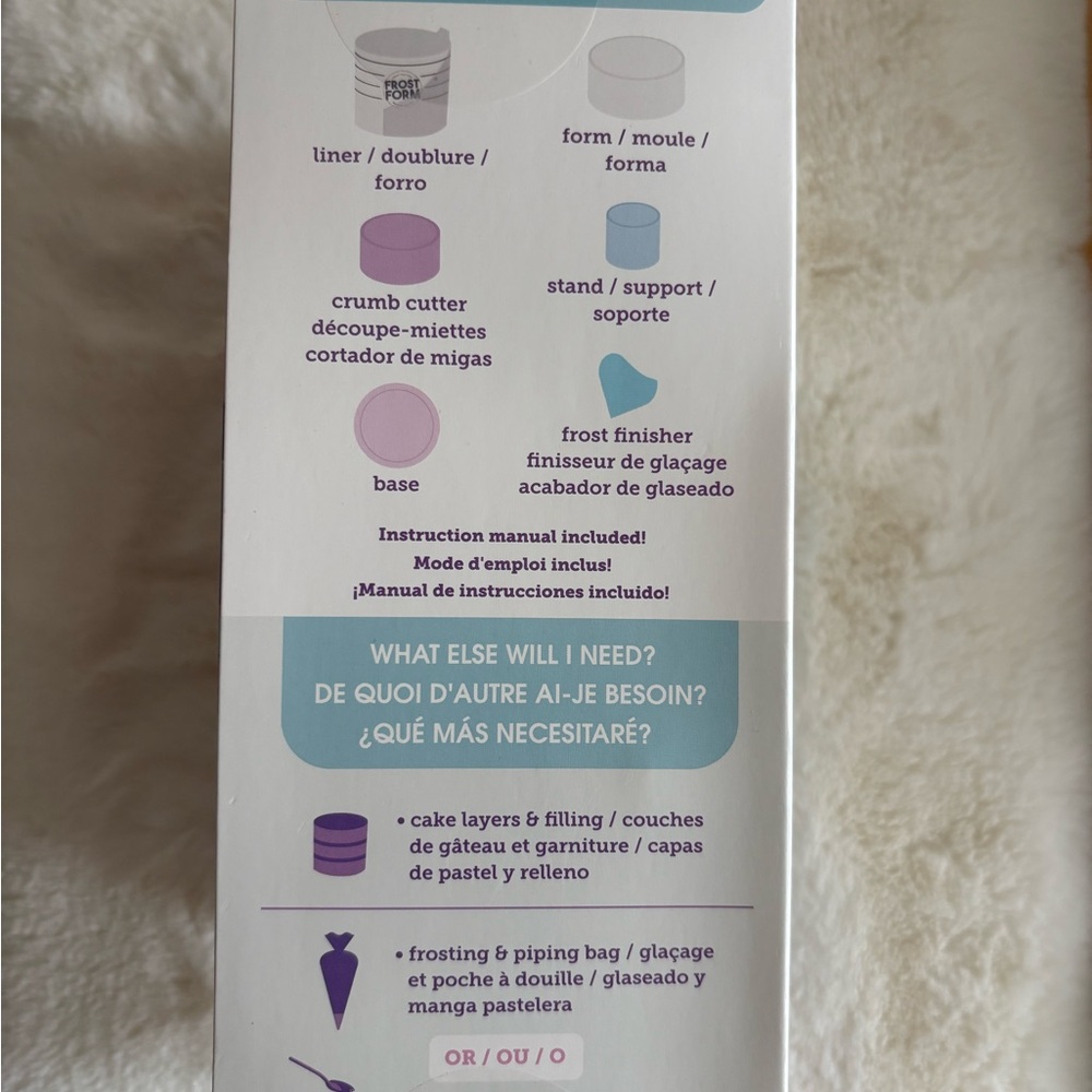 6” Frost Form Cake Decorating Kit - Picture 3 of 4